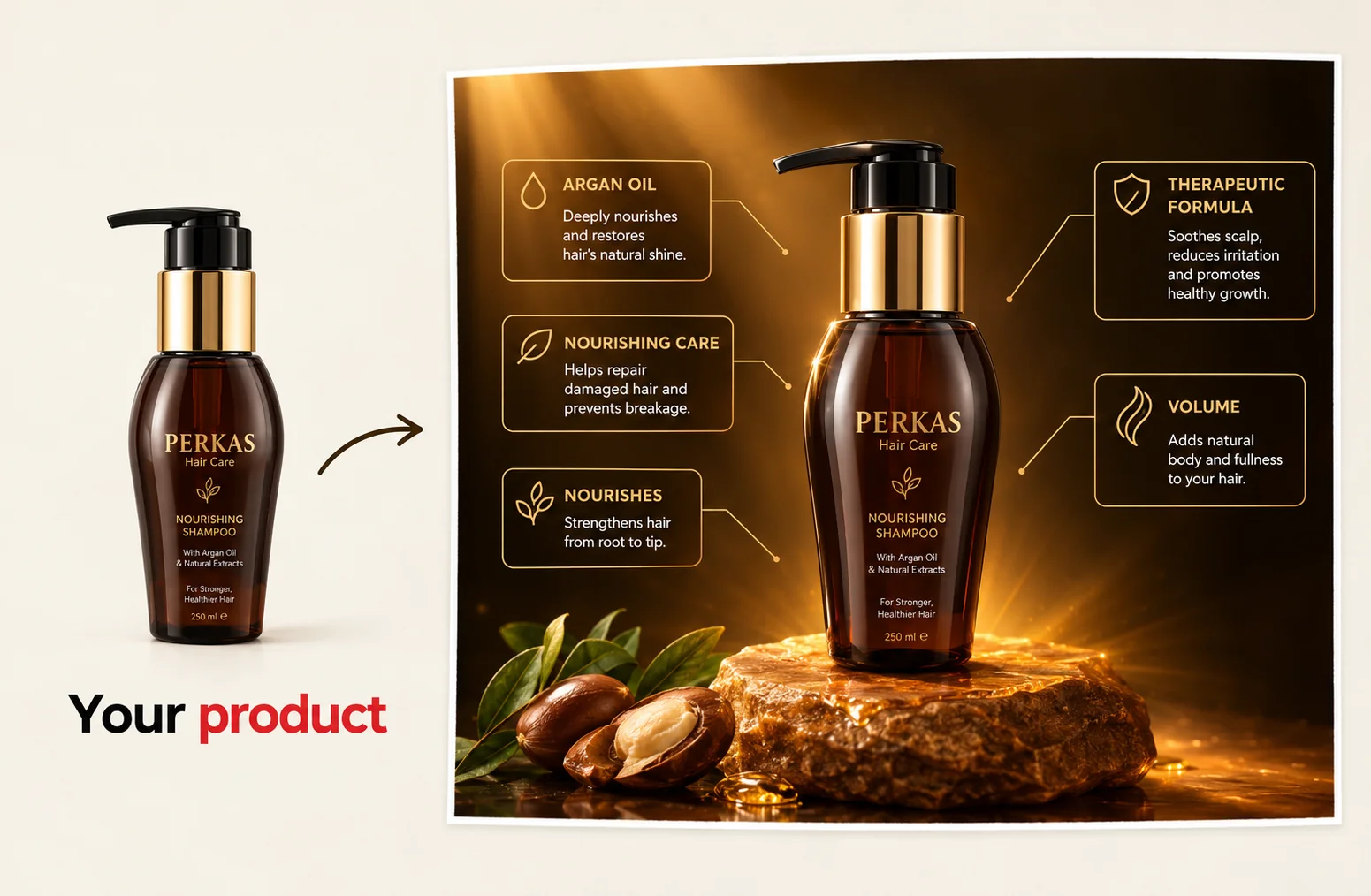 Product Feature Infographic Photo